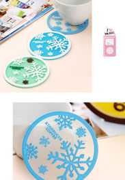 創(chuàng)意生活新體驗 硅膠雪花防滑隔熱杯餐墊，為餐桌增添冬日的溫暖與實用